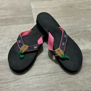 Eliza J flip flops